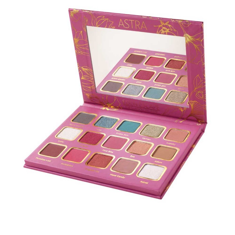 ASTRA EDEN ESCAPE EYESHADOW PALETTE EYE PALETTE - 15 SHADES