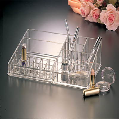 Cosmetics Organizer W/12-Space Lipstick Holder