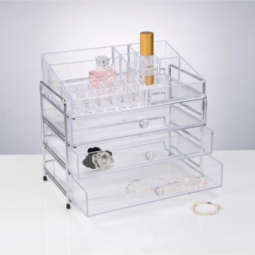 COSMETIC ORGANIZER WITH LIPSTICK HOLDER -F1259A-1297/2