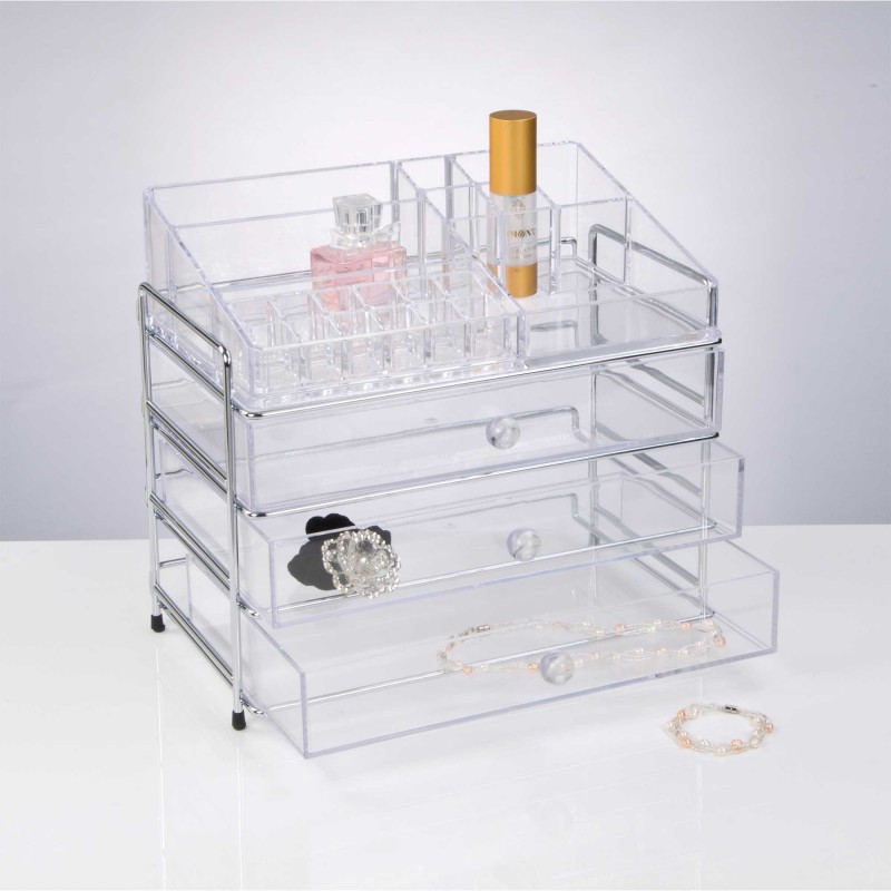 COSMETIC ORGANIZER WITH LIPSTICK HOLDER -F1259A-1297/2