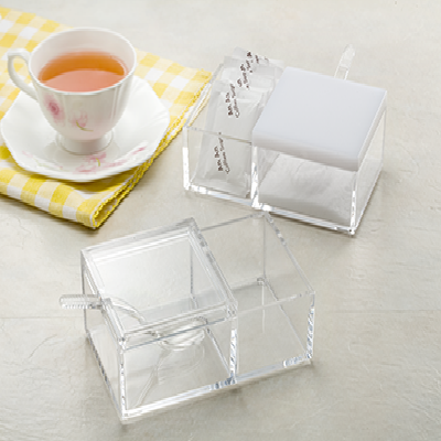 Twin Sugar Bowl W/Spoon