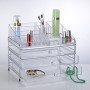 MEDIUM COSMETIC ORGANIZER PLUS 3DRAWER METAL