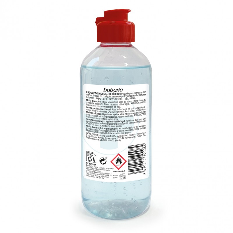BABARIA HAND SANITIZER GEL/31460