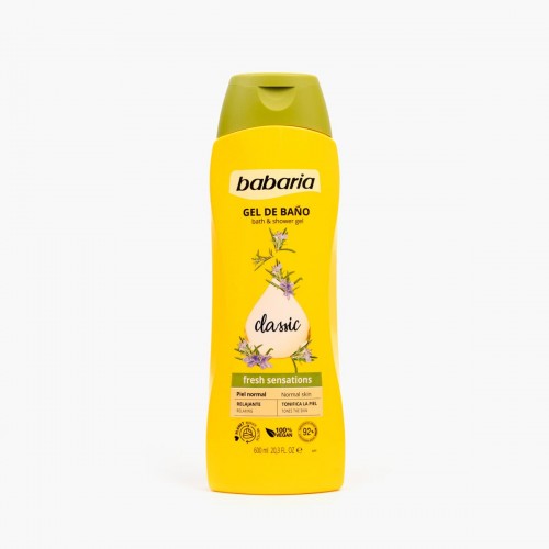 BABARIA TONING BATH AND SHOWER GEL -600ML
