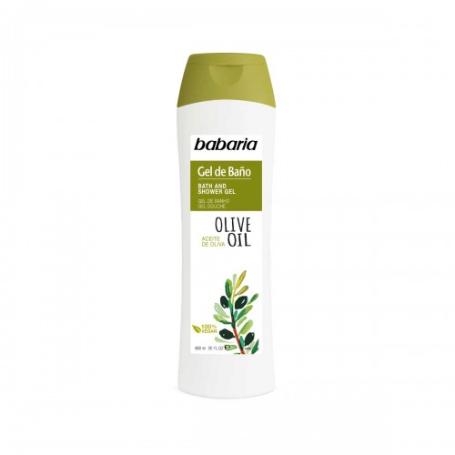 BABARIA BATH GEL WITH OLIVE OIL -600ML