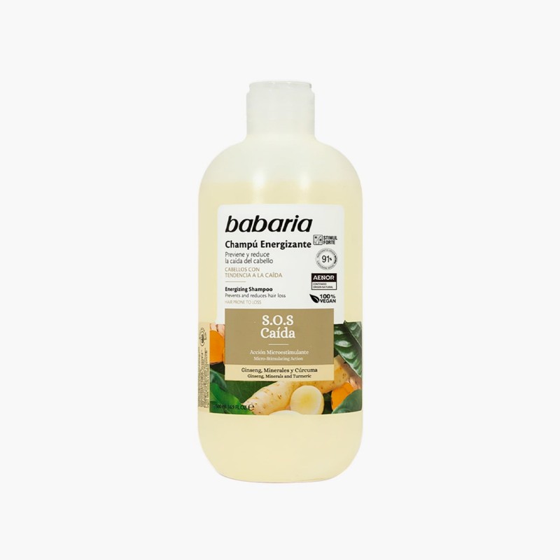 BABARIA ENERGIZING SHAMPOO S.O.S HAIR CAIDA