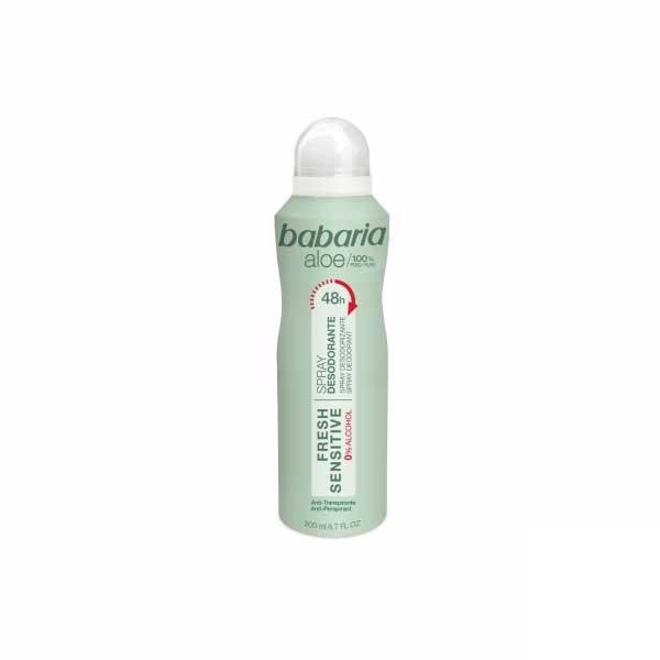 BABARIA DEODORANT SPRAY FRESH & SENSITIVE - ALOE VERA