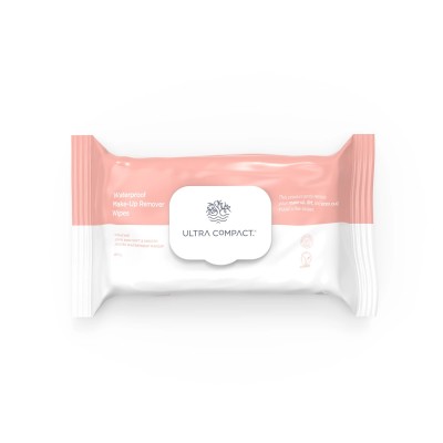 Ultra Compact Waterproof Make-Up Remover Wipes