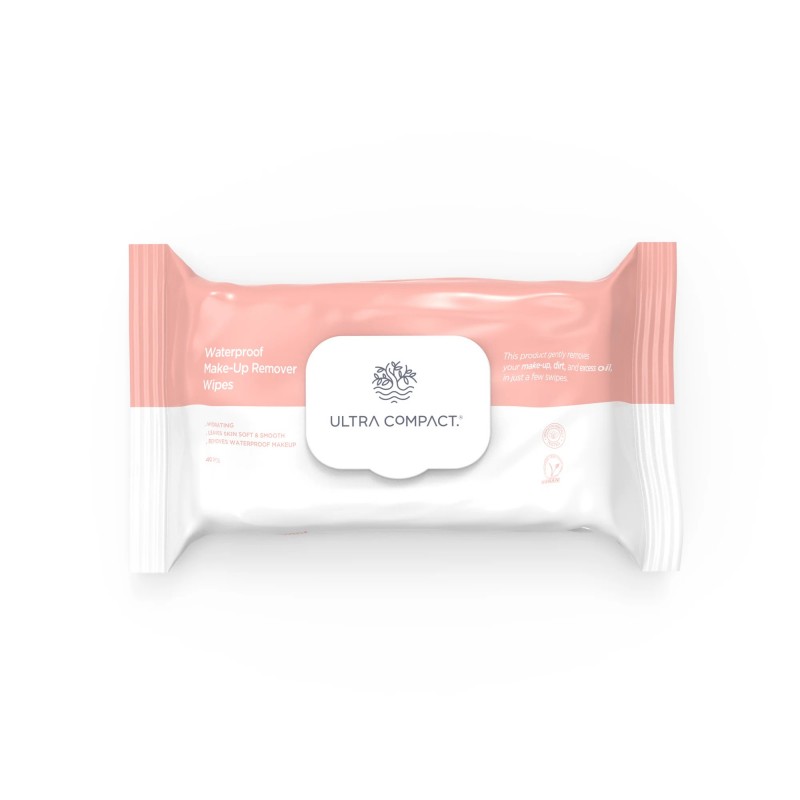 Ultra Compact Waterproof Make-Up Remover Wipes