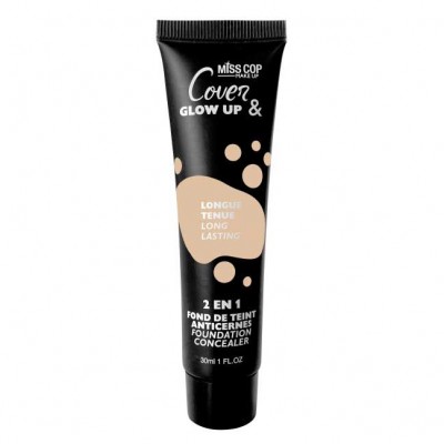 MISS COP 2 IN 1 FOUNDATION COVER UP AND GLOW UP