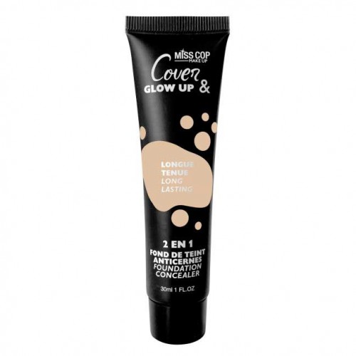 MISS COP 2 IN 1 FOUNDATION COVER UP AND GLOW UP