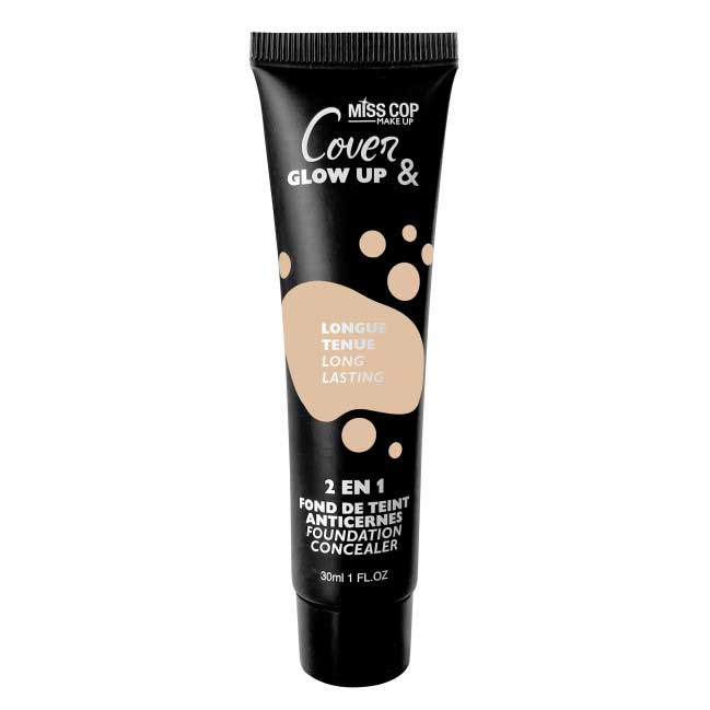 MISS COP 2 IN 1 FOUNDATION COVER UP AND GLOW UP