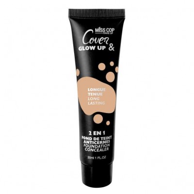 MISS COP 2 IN 1 FOUNDATION COVER UP AND GLOW UP