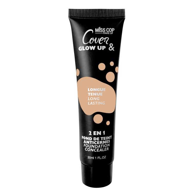 MISS COP 2 IN 1 FOUNDATION COVER UP AND GLOW UP