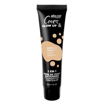 MISS COP 2 IN 1 FOUNDATION COVER UP AND GLOW UP