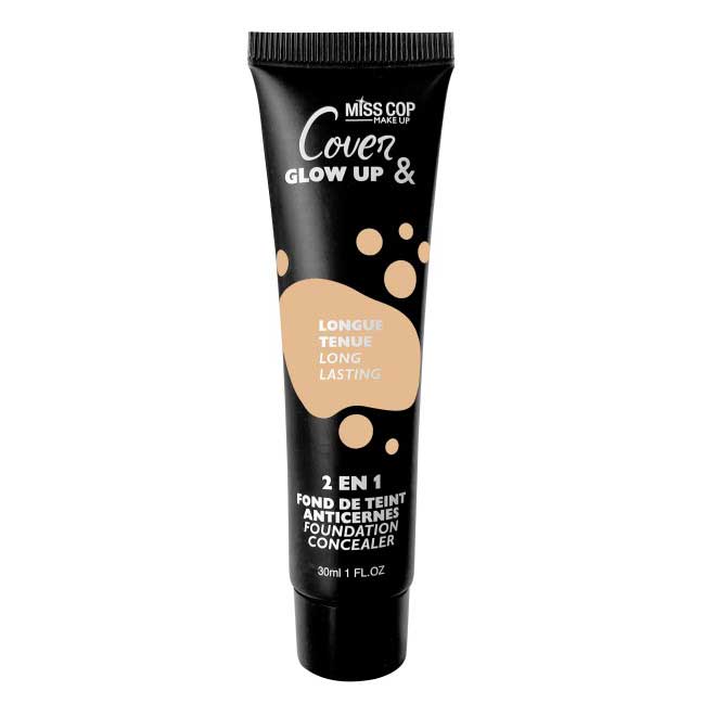 MISS COP 2 IN 1 FOUNDATION COVER UP AND GLOW UP