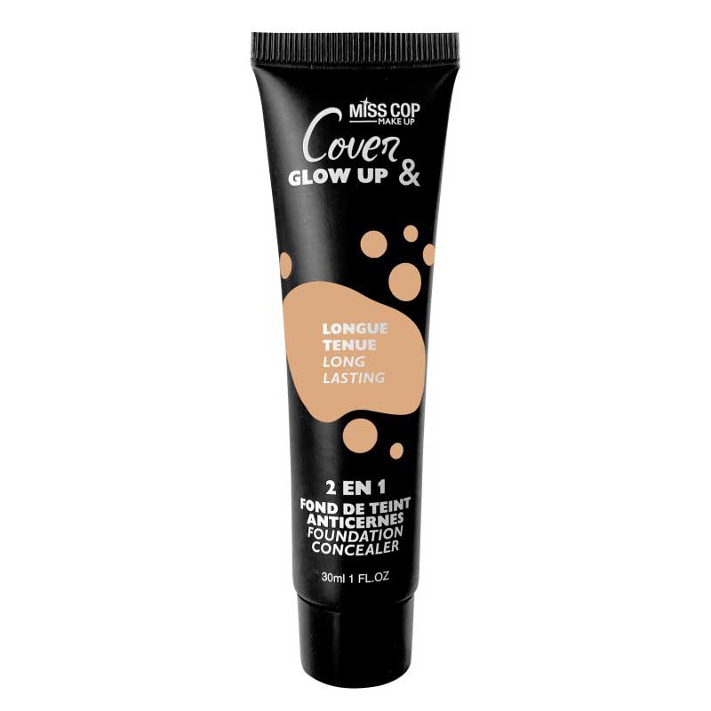 MISS COP 2 IN 1 FOUNDATION COVER UP AND GLOW UP