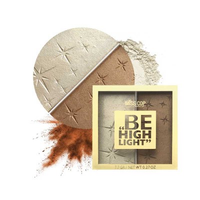 MISS COP DUO HIGHLIGHTER PALETTE- BE HIGHLIGHT