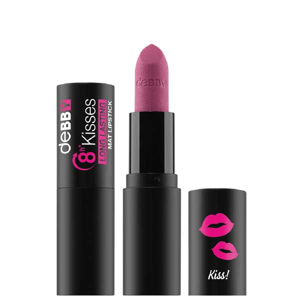 DEBBY 8h KISSES long lasting MAT LIPSTICK