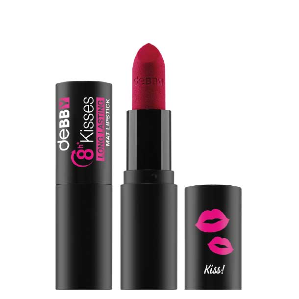 DEBBY 8h KISSES long lasting MAT LIPSTICK