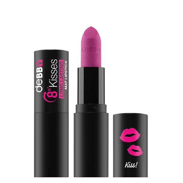 DEBBY 8h KISSES long lasting MAT LIPSTICK