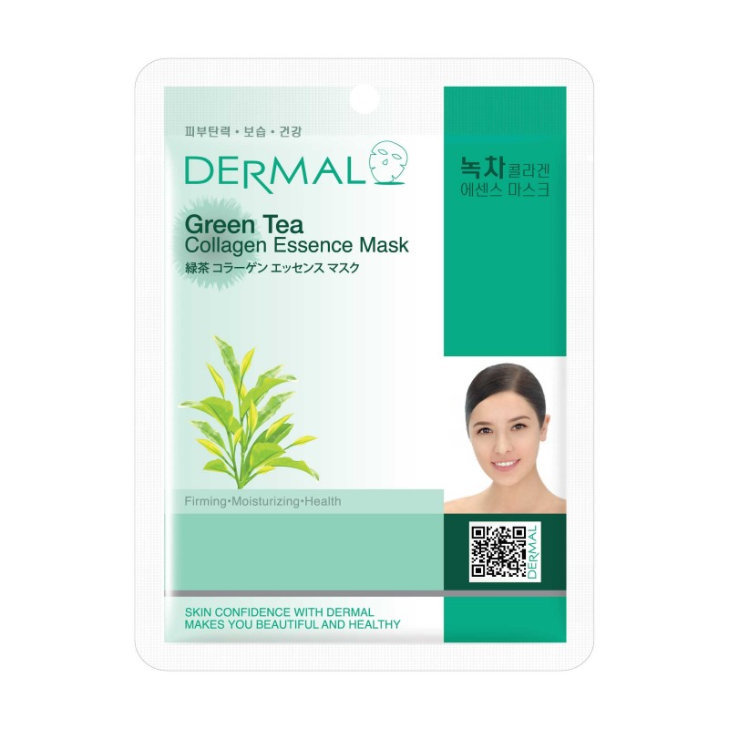 DERMAL FACE MASK - GREEN TEA 010