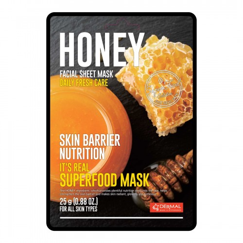 DERMAL REAL FOOD FACE MASK -HONEY