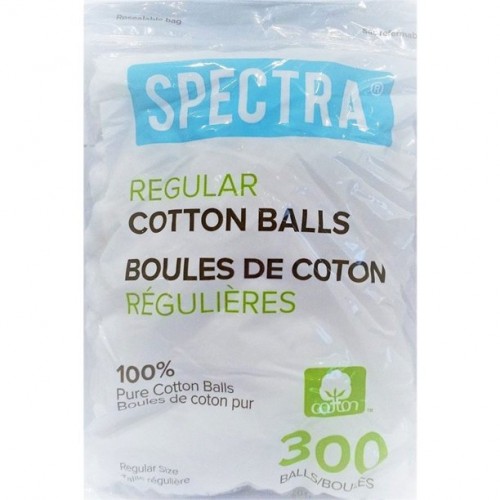 SPECTRA COTTON BALLS 300 PCS
