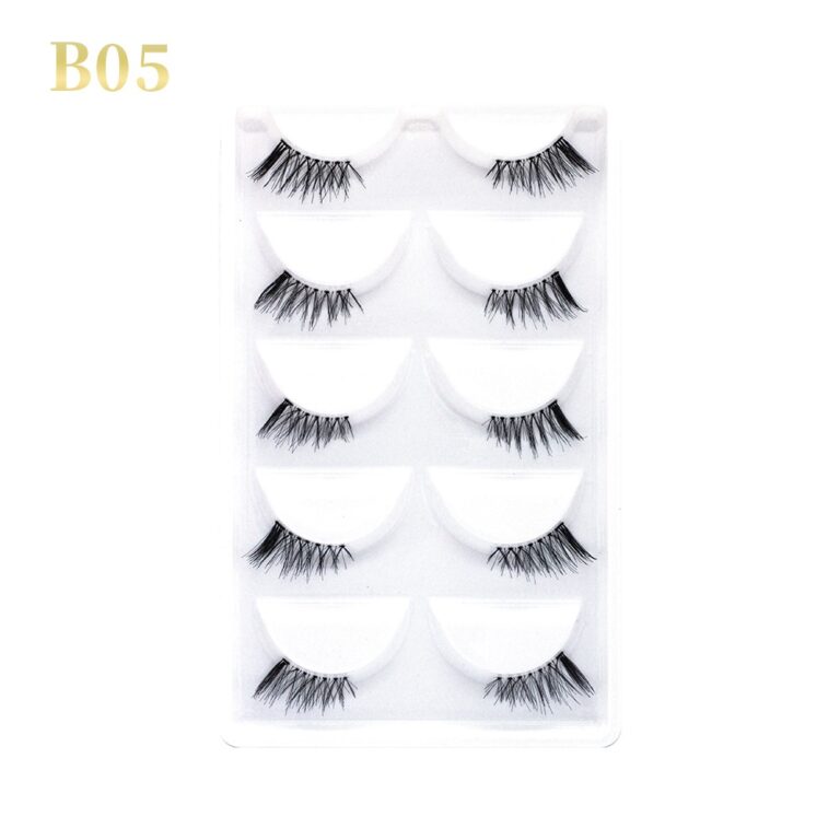 GLORIA BEAUTY FLAWLESS EYELASHES 5 PCS SET