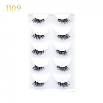 GLORIA BEAUTY FLAWLESS EYELASHES 5 PCS SET