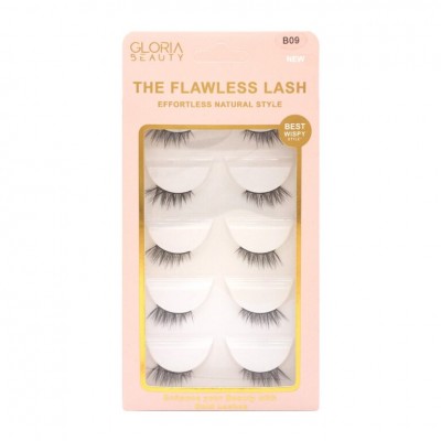 GLORIA BEAUTY FLAWLESS EYELASHES 5 PCS SET