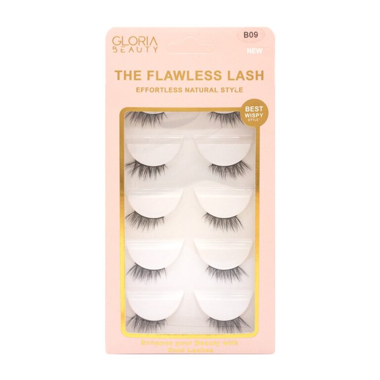GLORIA BEAUTY FLAWLESS EYELASHES 5 PCS SET