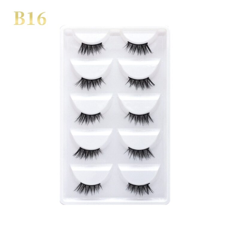 GLORIA BEAUTY FLAWLESS EYELASHES 5 PCS SET