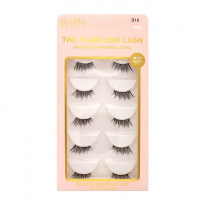 GLORIA BEAUTY FLAWLESS EYELASHES 5 PCS SET