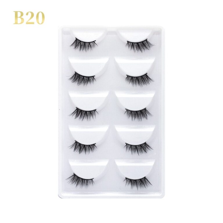 GLORIA BEAUTY FLAWLESS EYELASHES 5 PCS SET