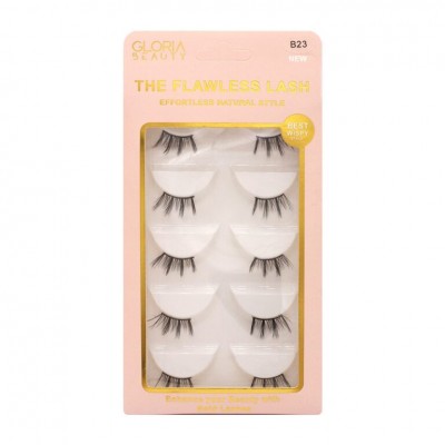 GLORIA BEAUTY FLAWLESS EYELASHES 5 PCS SET