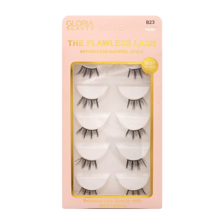 GLORIA BEAUTY FLAWLESS EYELASHES 5 PCS SET
