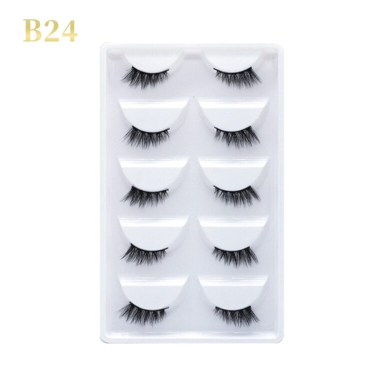 GLORIA BEAUTY FLAWLESS EYELASHES 5 PCS SET