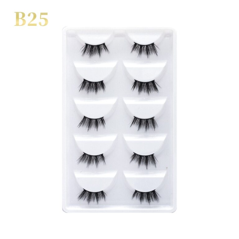 GLORIA BEAUTY FLAWLESS EYELASHES 5 PCS SET