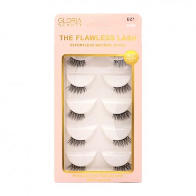 GLORIA BEAUTY FLAWLESS EYELASHES 5 PCS SET
