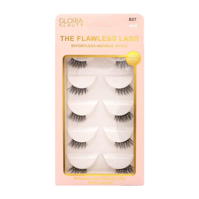 GLORIA BEAUTY FLAWLESS EYELASHES 5 PCS SET