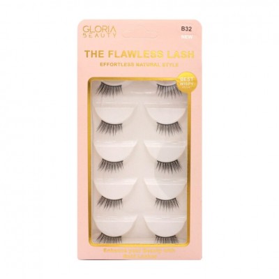 GLORIA BEAUTY FLAWLESS EYELASHES 5 PCS SET