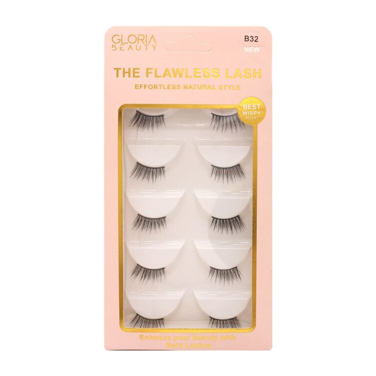 GLORIA BEAUTY FLAWLESS EYELASHES 5 PCS SET