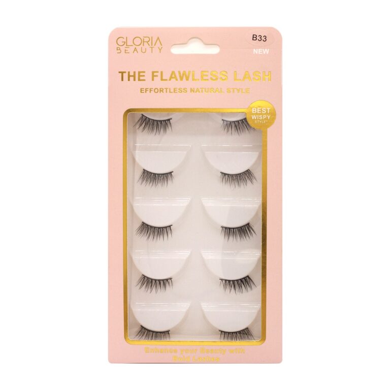 GLORIA BEAUTY FLAWLESS EYELASHES 5 PCS SET