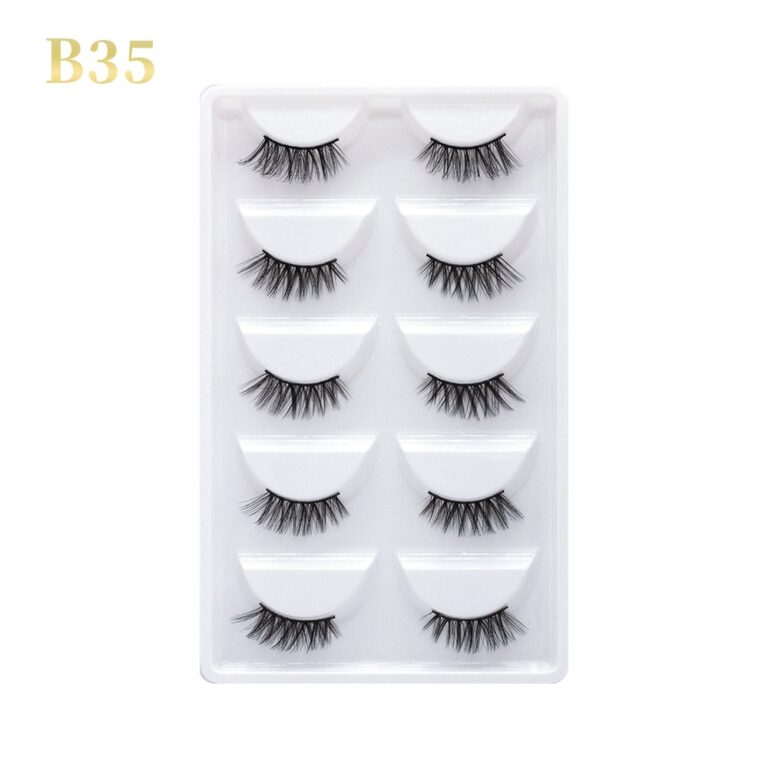 GLORIA BEAUTY FLAWLESS EYELASHES 5 PCS SET