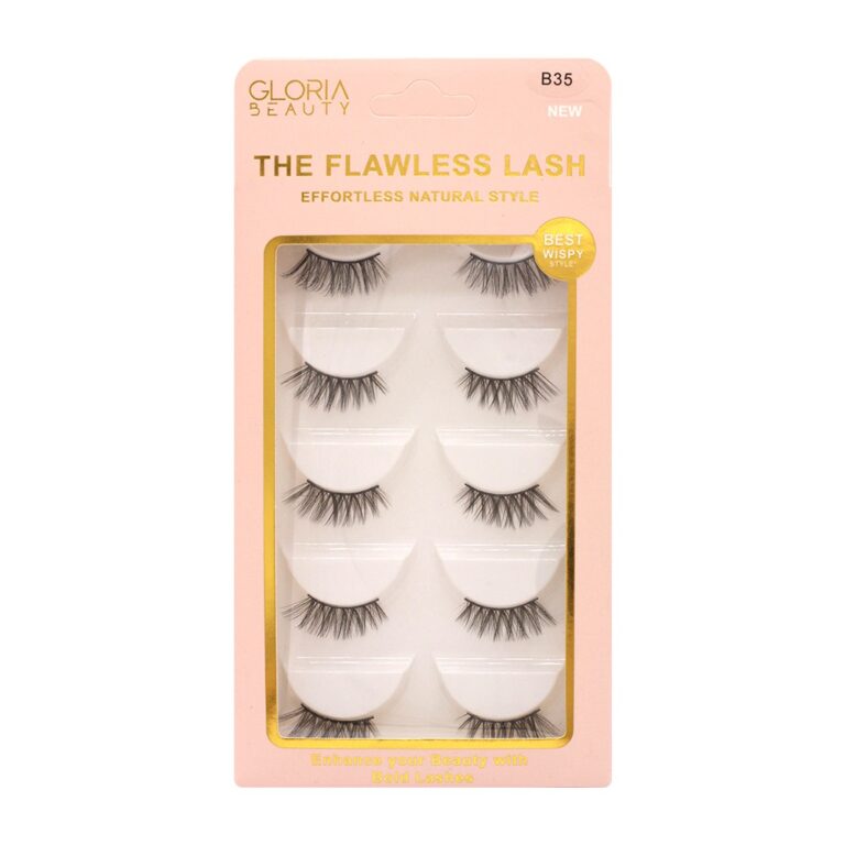 GLORIA BEAUTY FLAWLESS EYELASHES 5 PCS SET