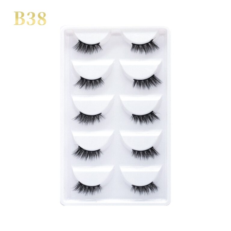 GLORIA BEAUTY FLAWLESS EYELASHES 5 PCS SET