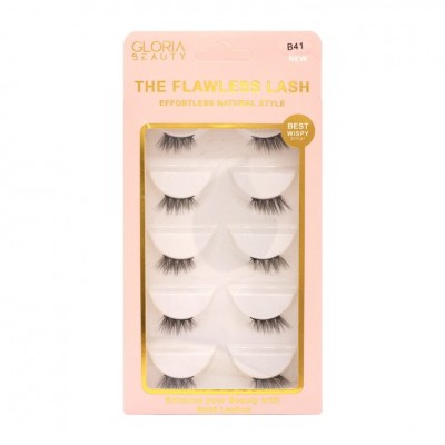 GLORIA BEAUTY FLAWLESS EYELASHES 5 PCS SET