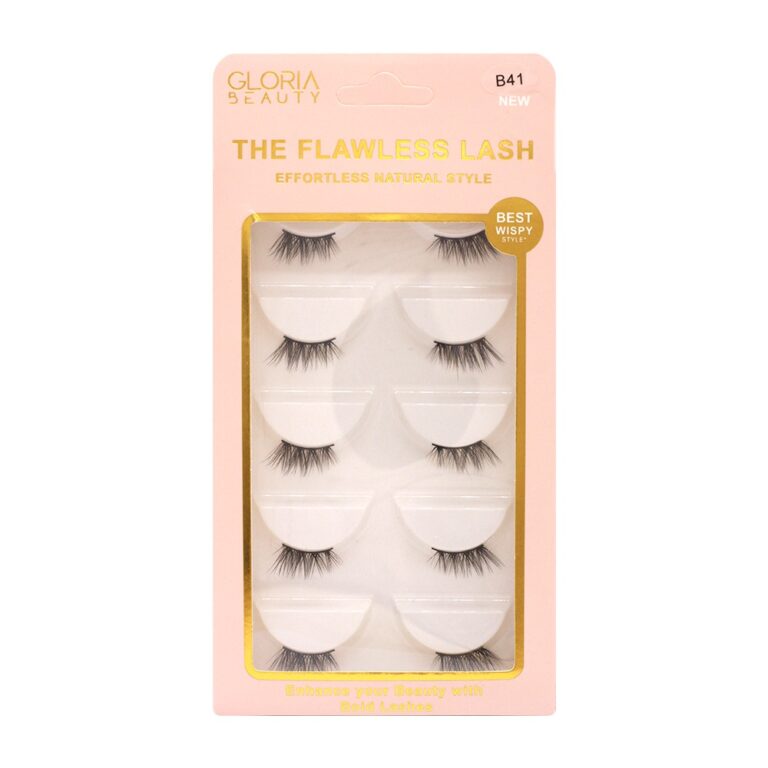 GLORIA BEAUTY FLAWLESS EYELASHES 5 PCS SET