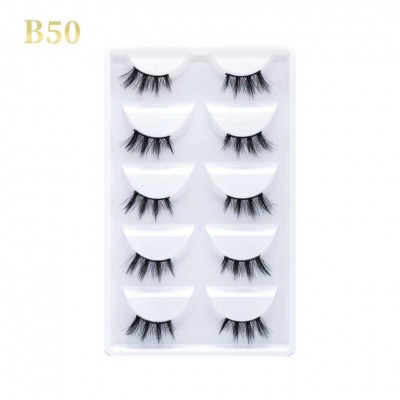GLORIA BEAUTY FLAWLESS EYELASHES 5 PCS SET